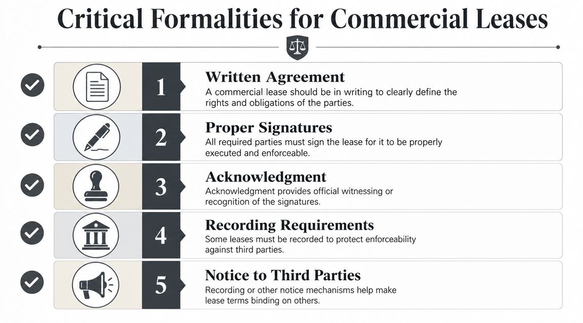 Essential Legal Formalities and Tenant Protections