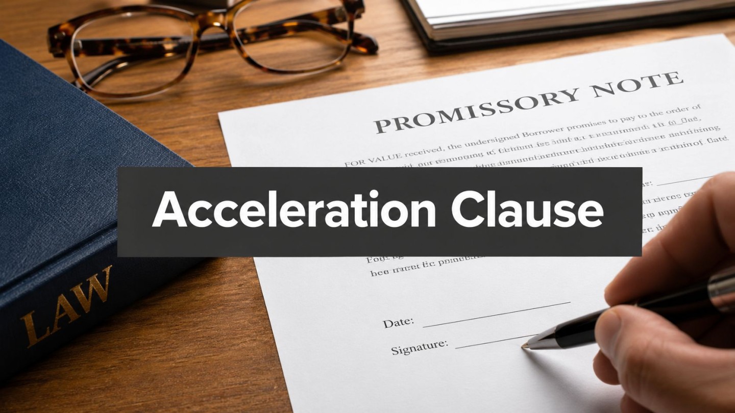 acceleration-clause-promissory-note-signing-document
