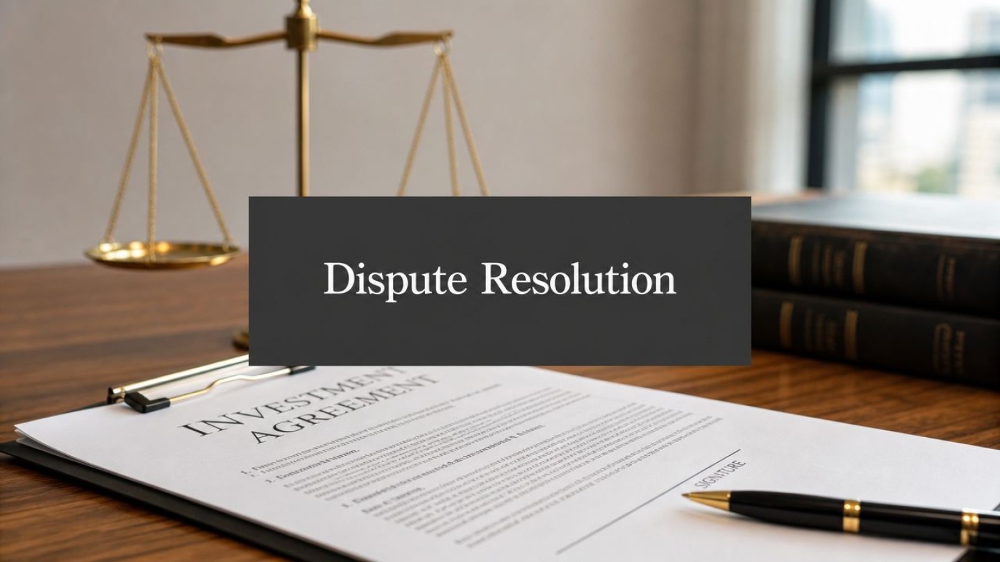 investment-dispute-resolution-legal-agreement