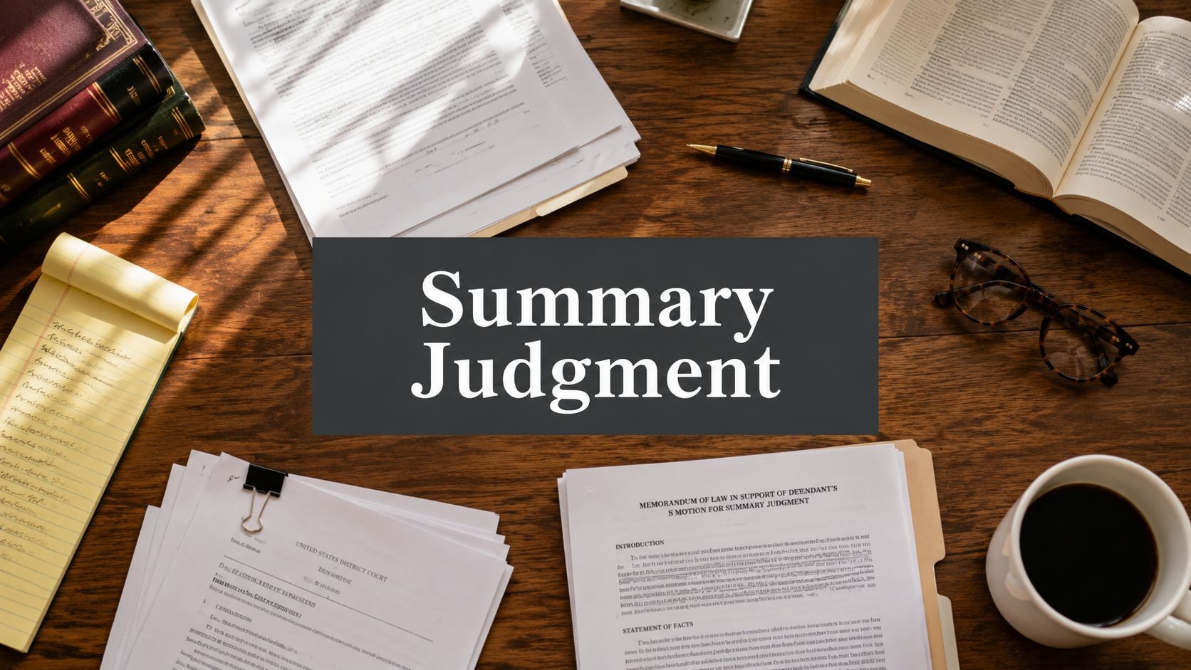 summary-judgment-motion-legal-work